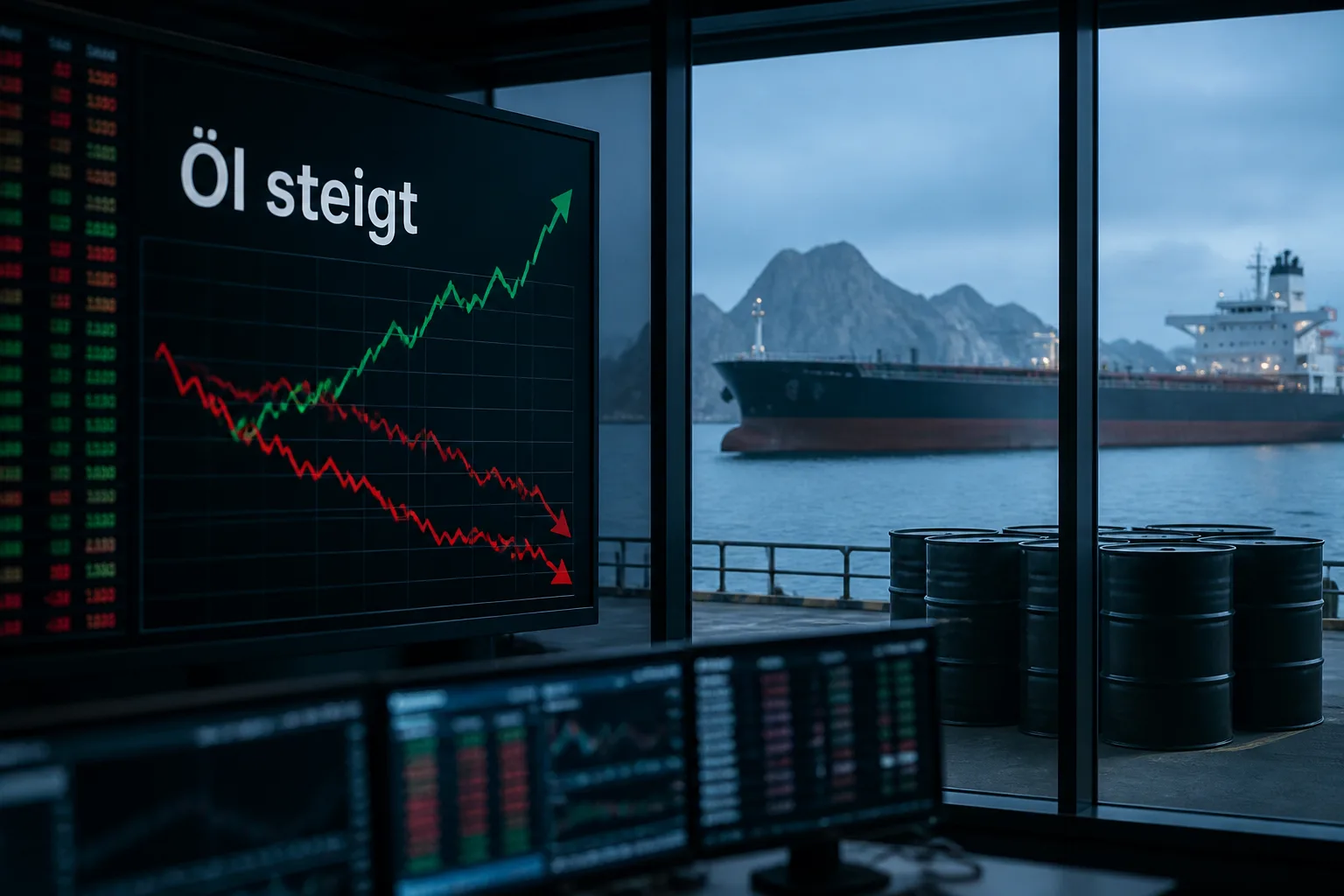 Symbolbild: US-Futures und Treasuries geben nach, Öl steigt