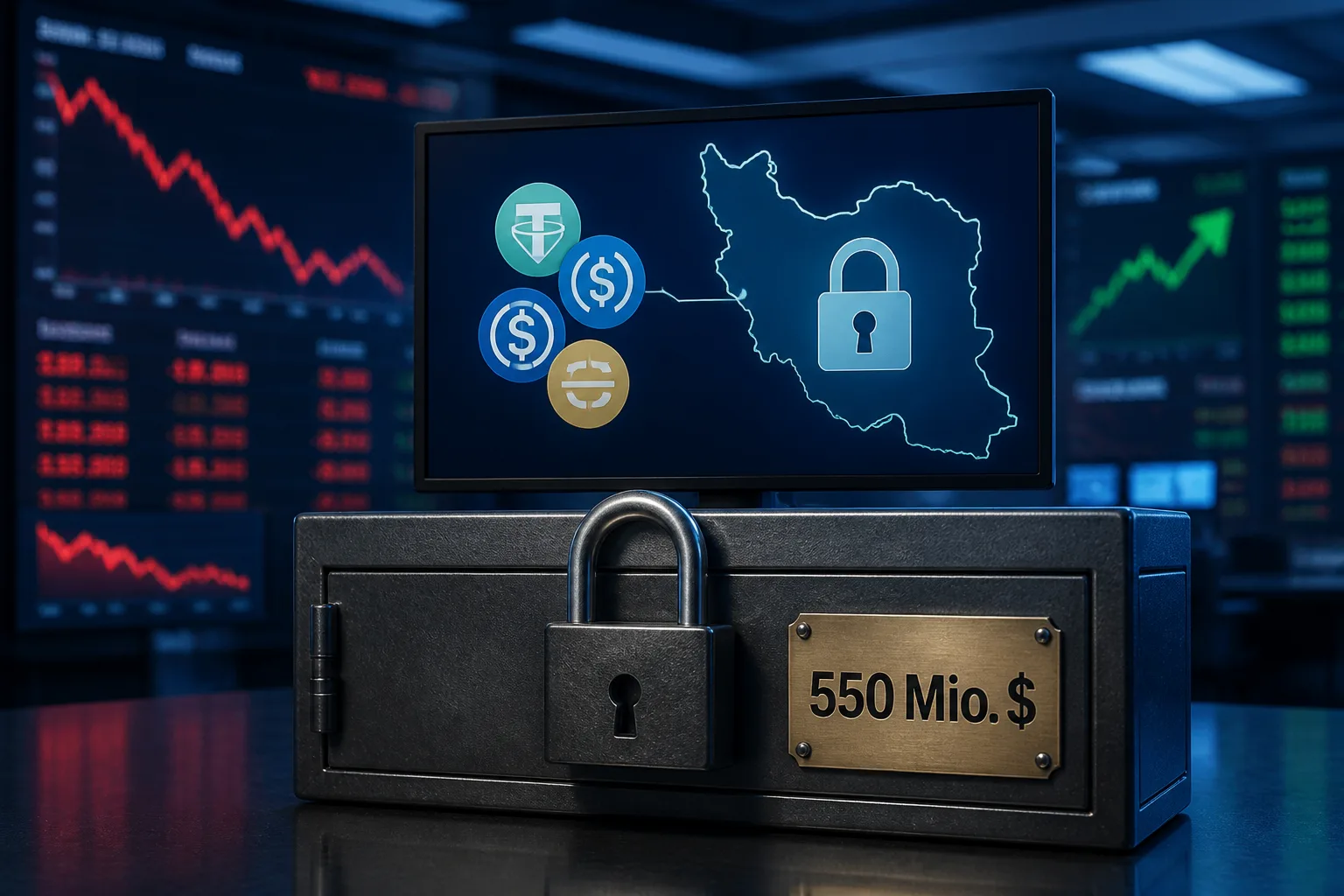 Symbolbild: Tether meldet Hilfe beim Einfrieren von 550 Millionen USDT