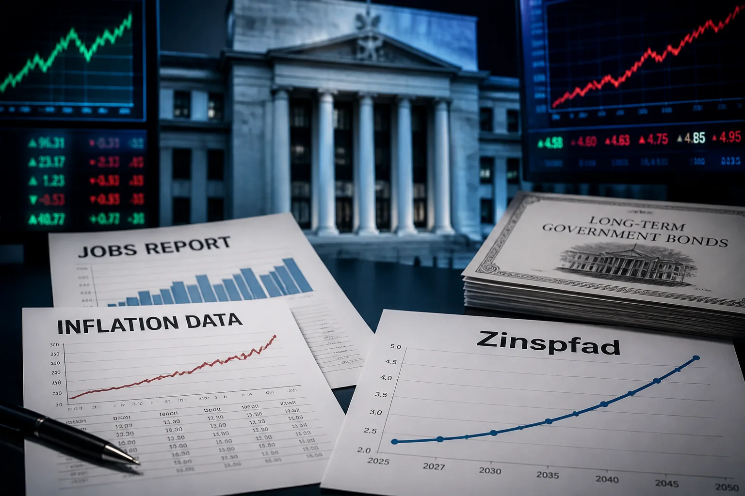 Symbolbild: US-Arbeitsmarkt- und Inflationsdaten könnten den Zinspfad beeinflussen