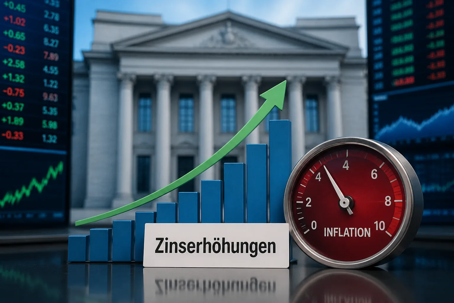 Symbolbild: Barr hält weitere Zinserhöhungen zur Inflationsbremsung für nötig
