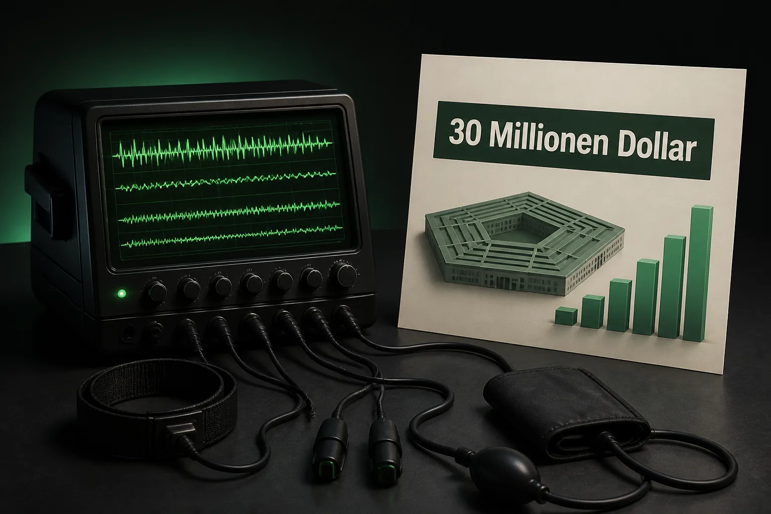 Symbolbild: Pentagon plant 30 Millionen Dollar für KI-Lügendetektor