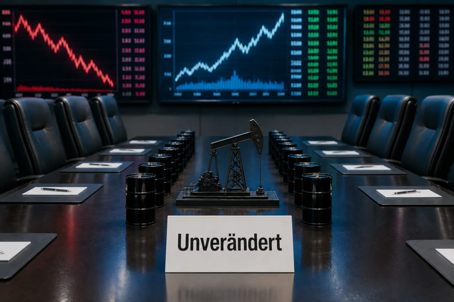 Symbolbild: OPEC+ dürfte Förderquoten für Rohöl stabil halten