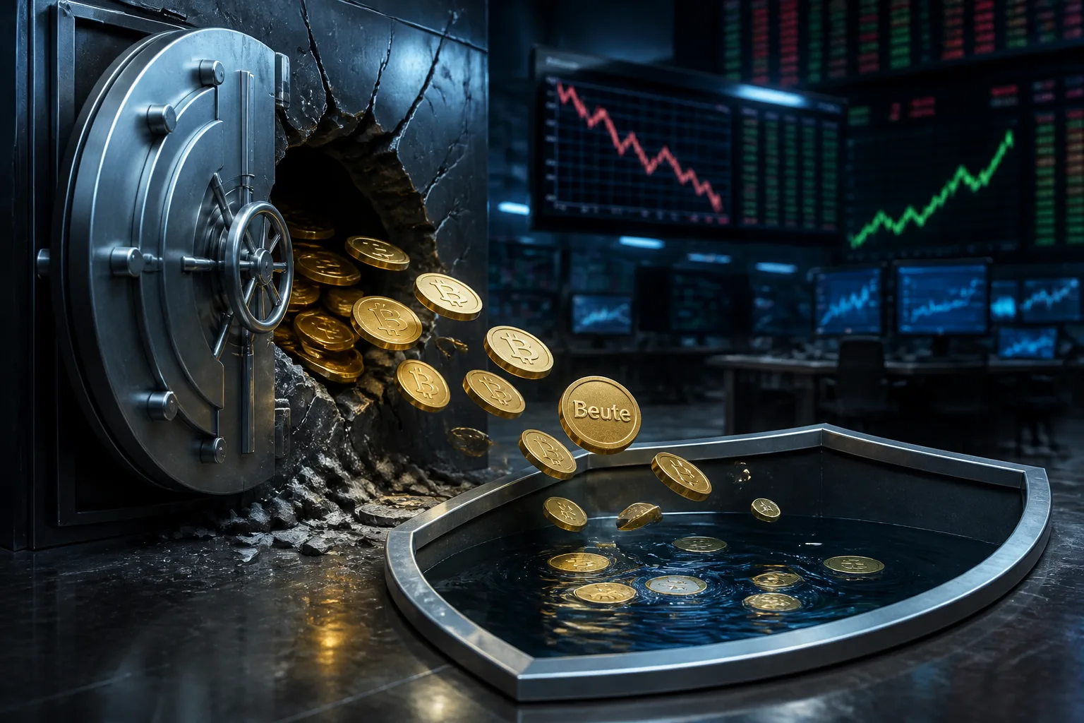 Symbolbild: Bitget-Hacker verschieben Millionen in Zcashs Shielded Pool