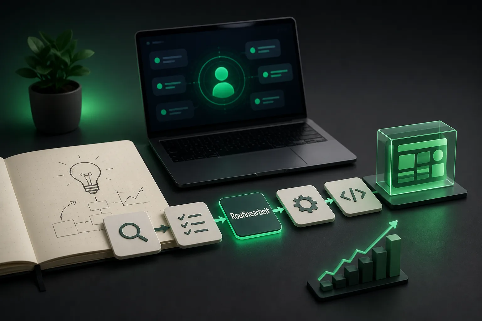 Symbolbild: OpenAI rückt Routinearbeit hinter Durchbrüchen in den Fokus