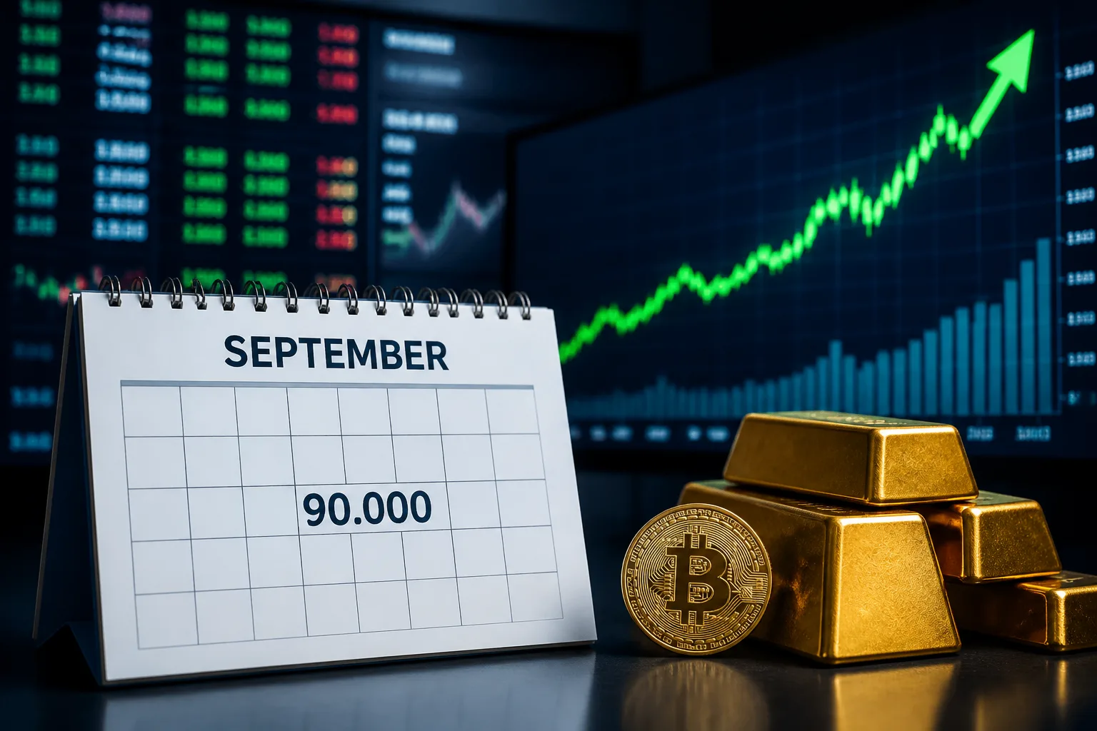 Symbolbild: Bitcoin, Gold und Futures steigen vor US-Arbeitsmarktbericht