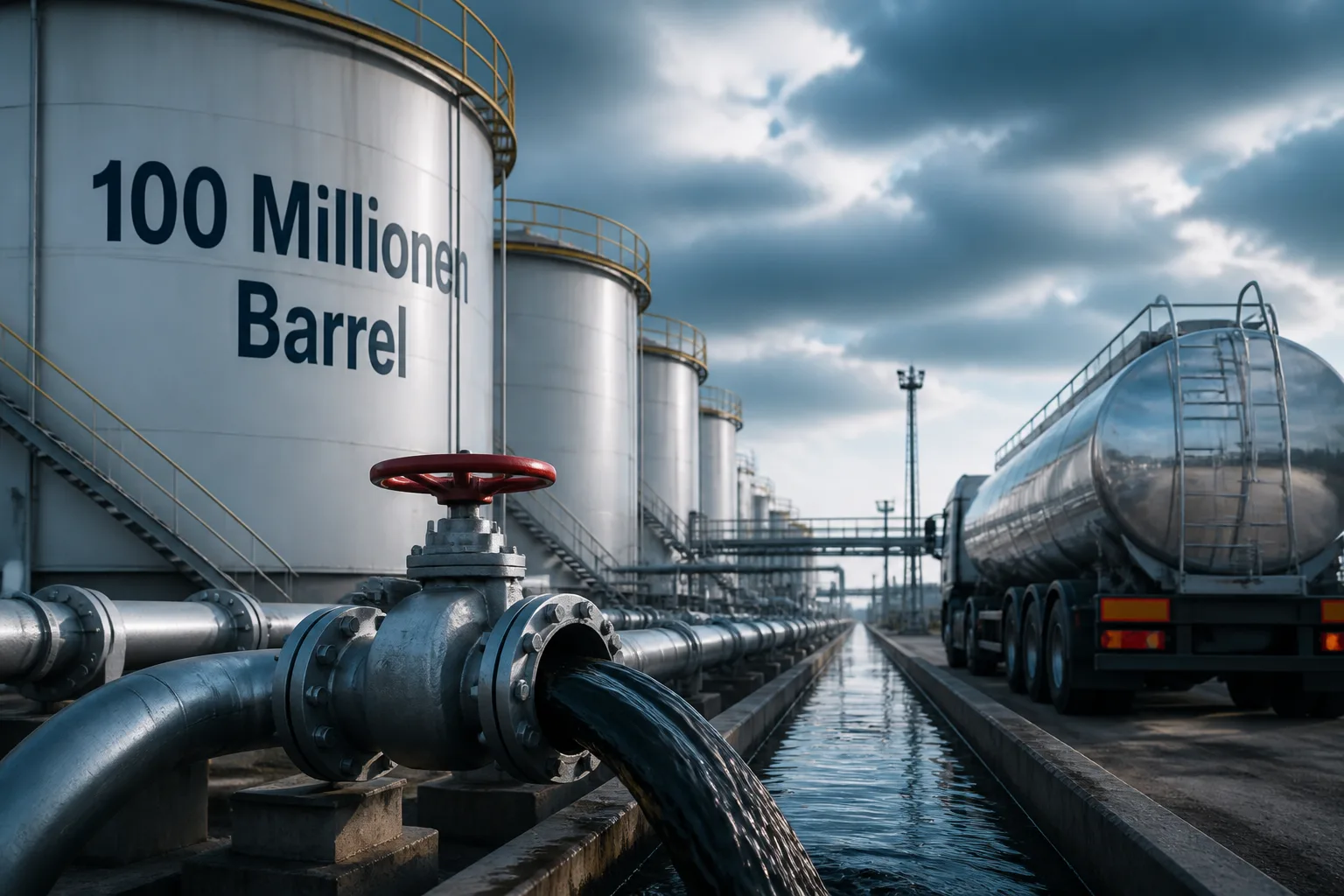 Symbolbild: G7 sollen bis zu 100 Millionen Barrel Öl und Diesel freigeben