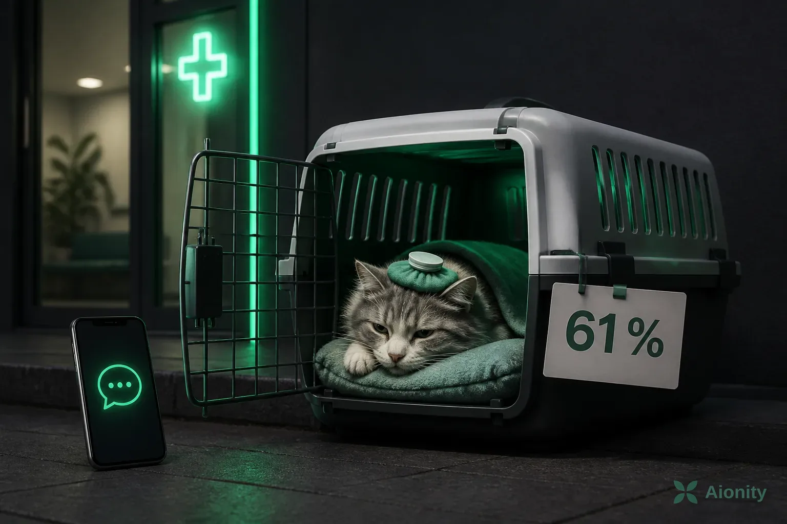Symbolbild: Tierhalter wenden sich bei Symptomen meist zuerst an die Praxis