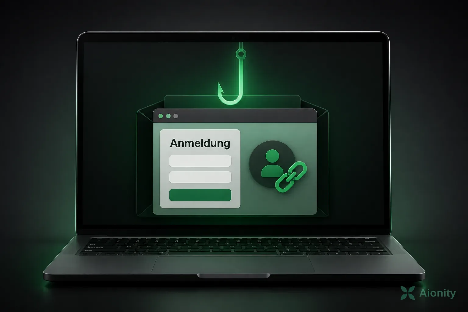 Symbolbild: Phishing-Seiten täuschen Browserfenster für KI-Anmeldungen vor