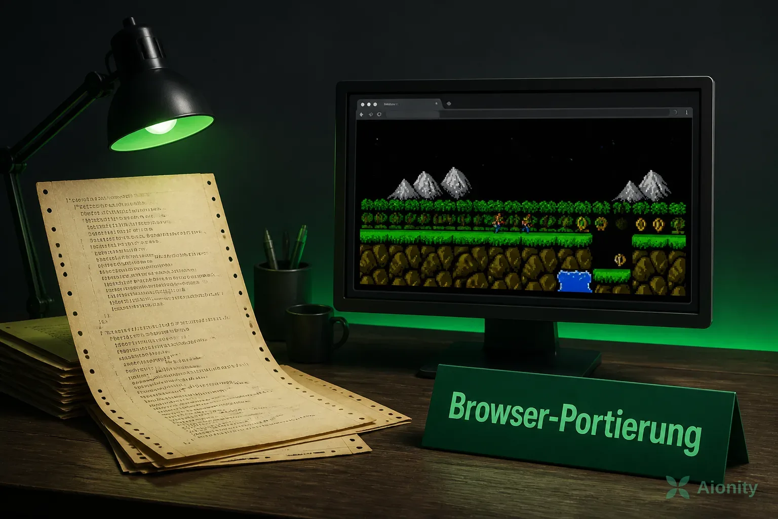 Symbolbild: KI erleichtert Browser-Portierungen und Mods für ältere Spiele