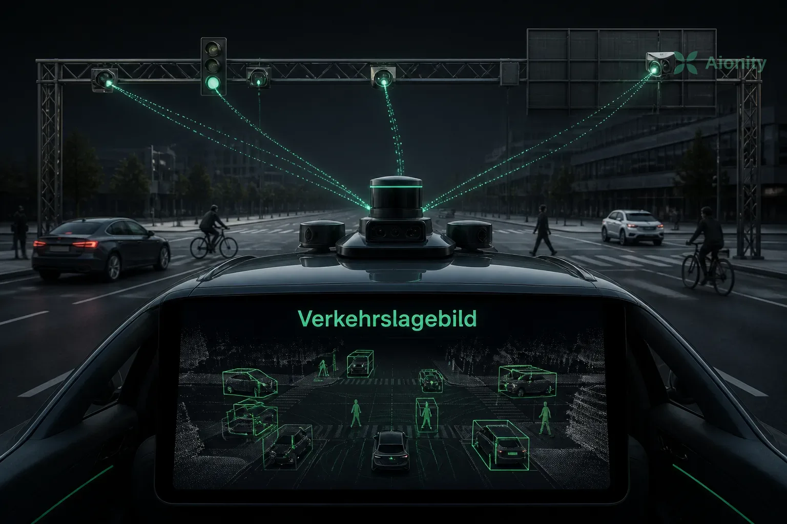 Symbolbild: TUM und BMW bündeln Sensordaten für ein digitales Verkehrslagebild