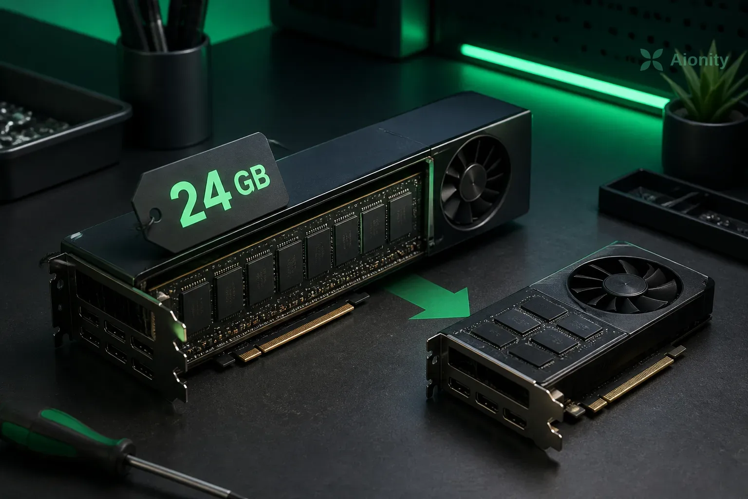 Symbolbild: Nvidia soll eine RTX 5080 mit 24 GB für 2027 planen