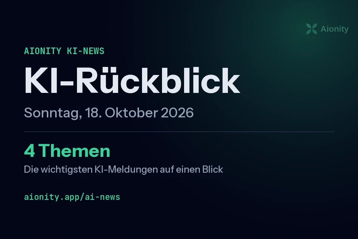 Grafik: KI-Rückblick · 18. Oktober 2026