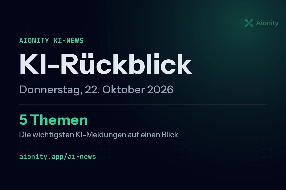 Grafik: KI-Rückblick · 22. Oktober 2026